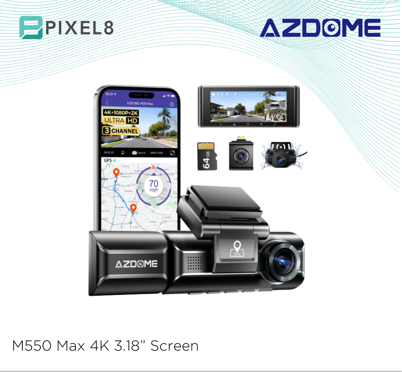 M550 Max 4K 3.18" Screen