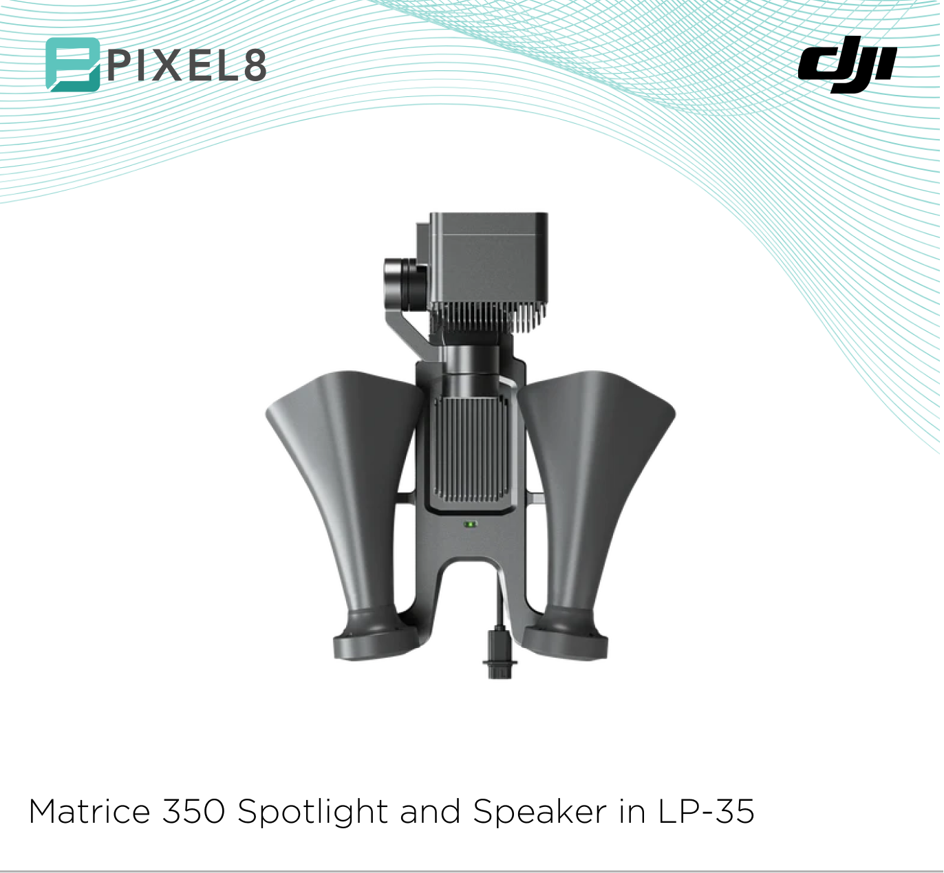 Matrice 350 Spotlight and Speaker in LP-35