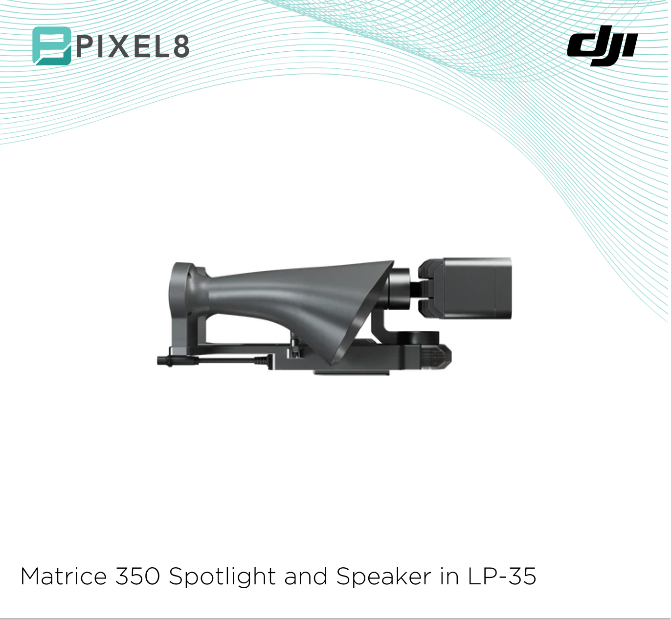 Matrice 350 Spotlight and Speaker in LP-35