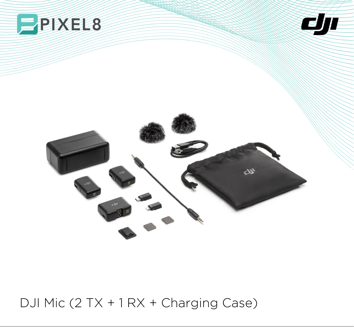 DJI Mic (2 TX + 1 RX + Charging Case)