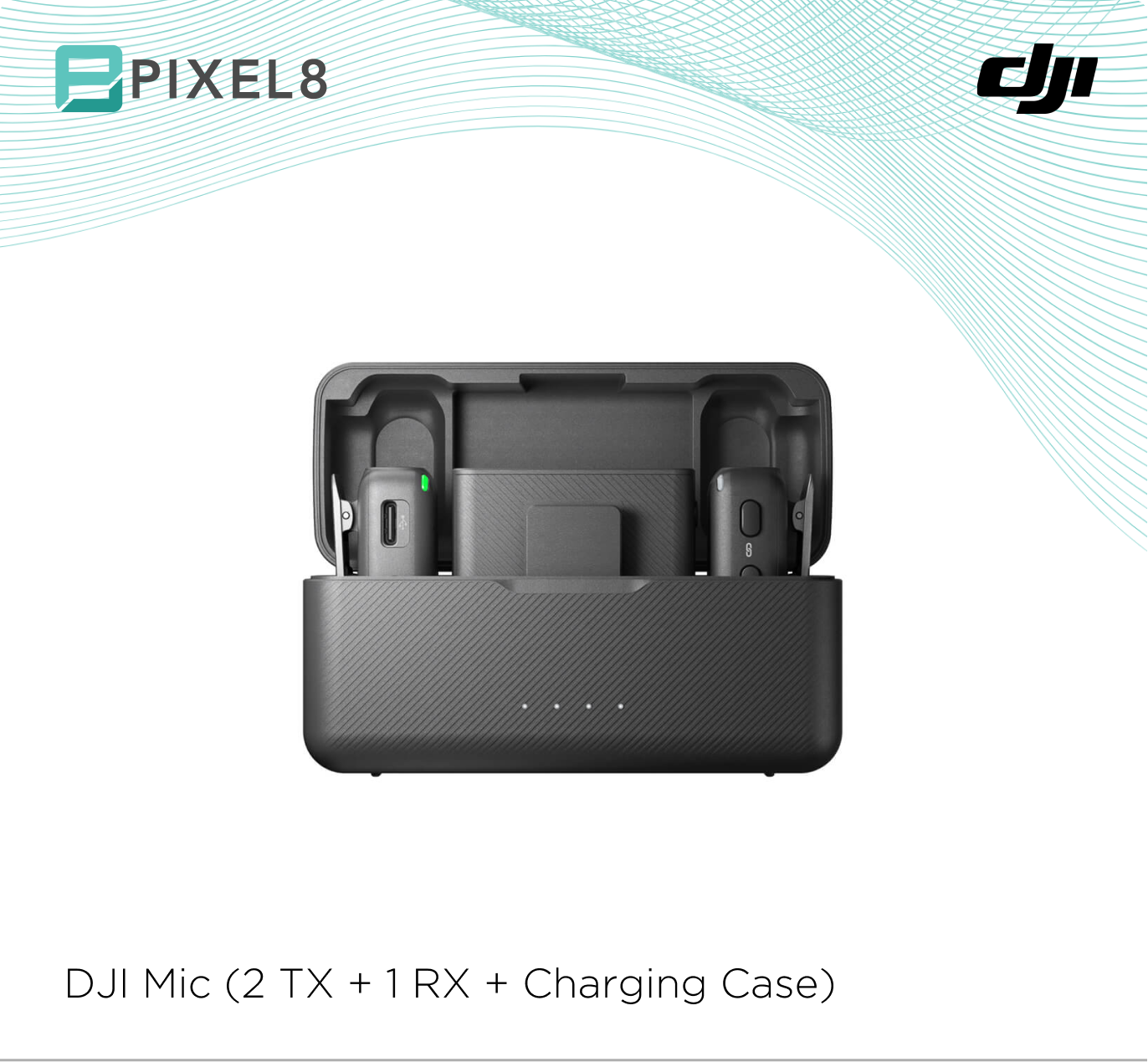 DJI Mic (2 TX + 1 RX + Charging Case)