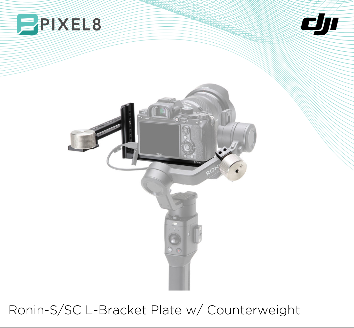 Ronin-S/SC L-Bracket Plate with Counterweight