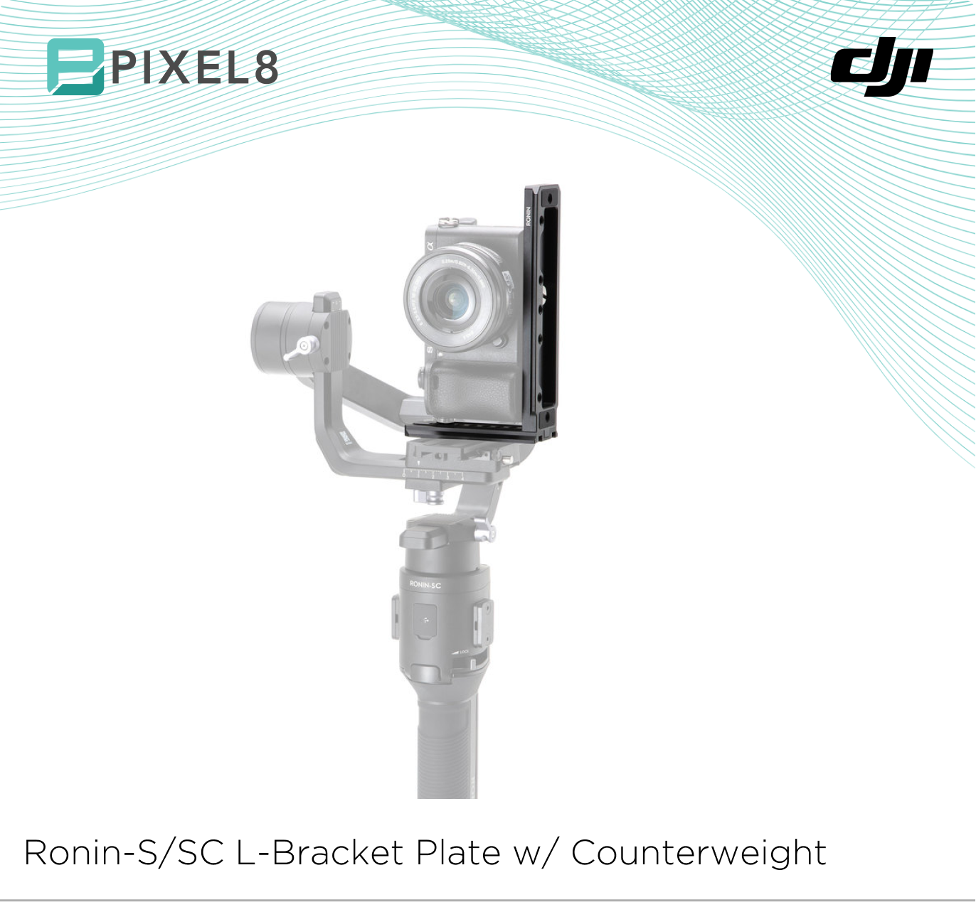 Ronin-S/SC L-Bracket Plate with Counterweight