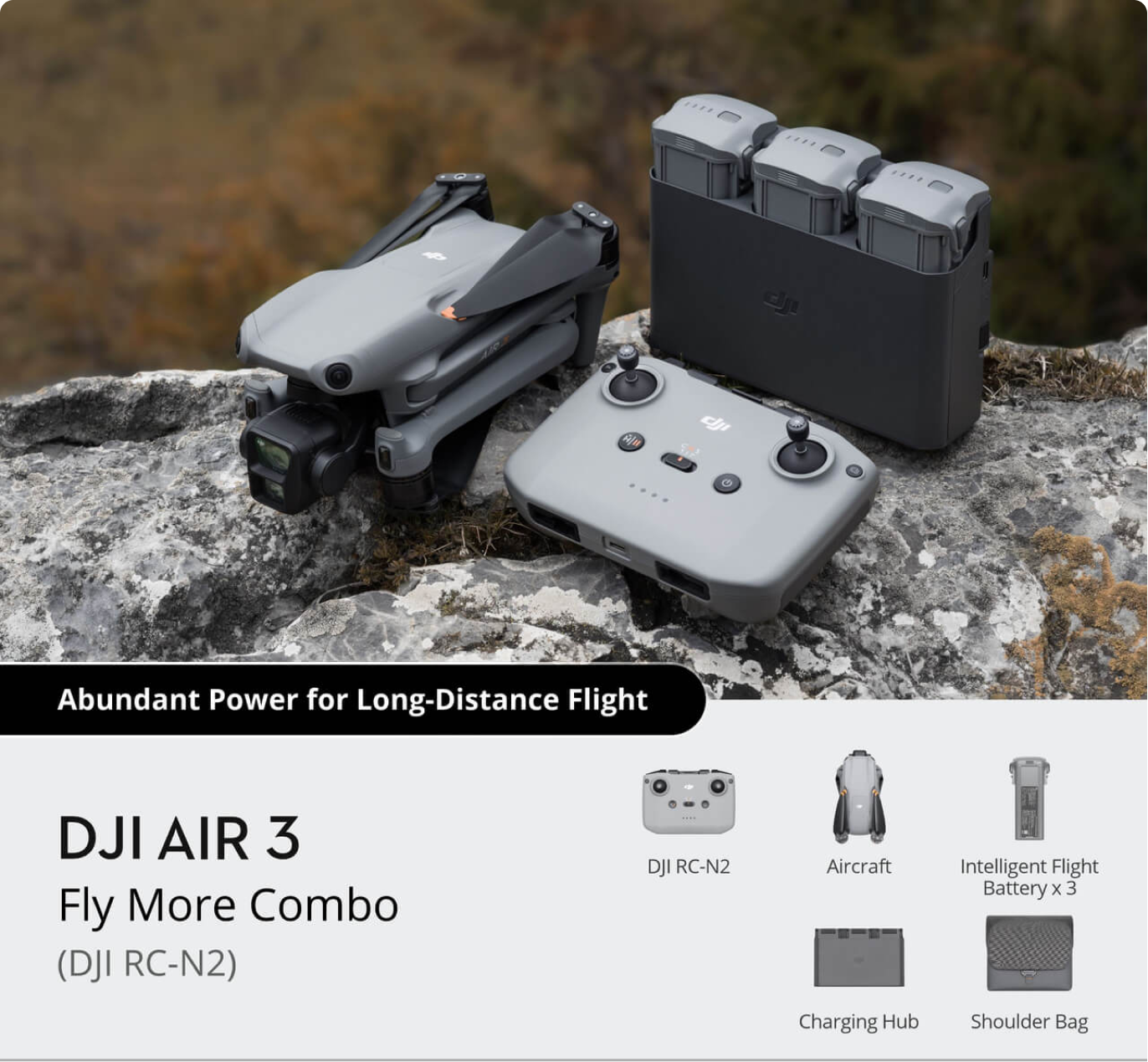 DJI Air 3 Drone Packages and Accessories