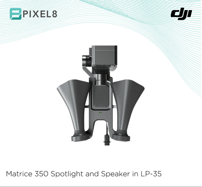 Matrice 350 Spotlight and Speaker in LP-35