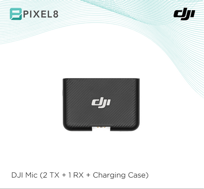 DJI Mic (2 TX + 1 RX + Charging Case)