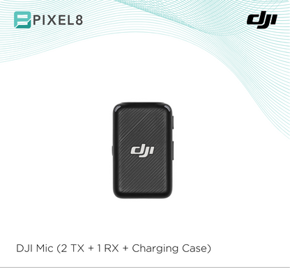 DJI Mic (2 TX + 1 RX + Charging Case)