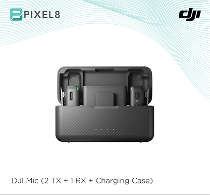 DJI Mic (2 TX + 1 RX + Charging Case)