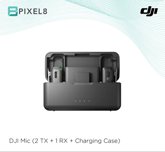 DJI Mic (2 TX + 1 RX + Charging Case)