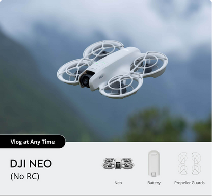 DJI Neo Drone Packages and Accessories
