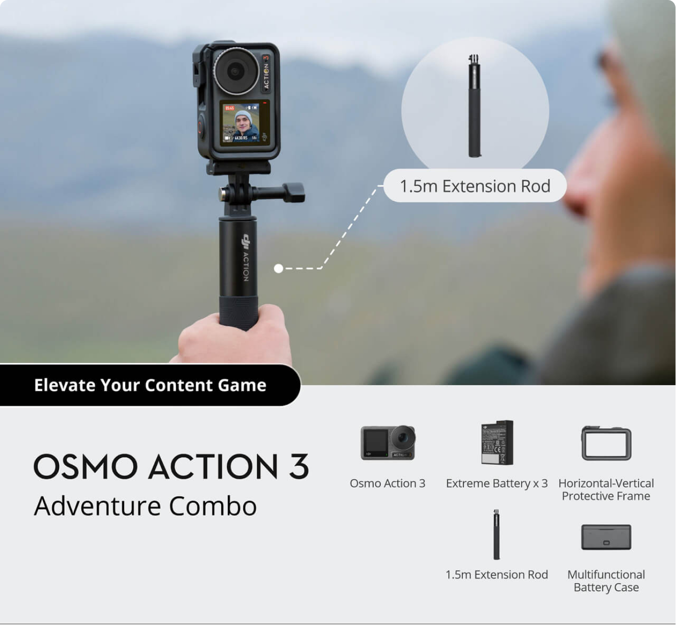 DJI Osmo Action 3 Adventure Combo