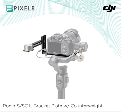 Ronin-S/SC L-Bracket Plate with Counterweight