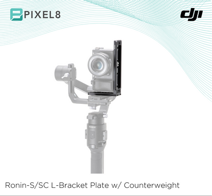 Ronin-S/SC L-Bracket Plate with Counterweight